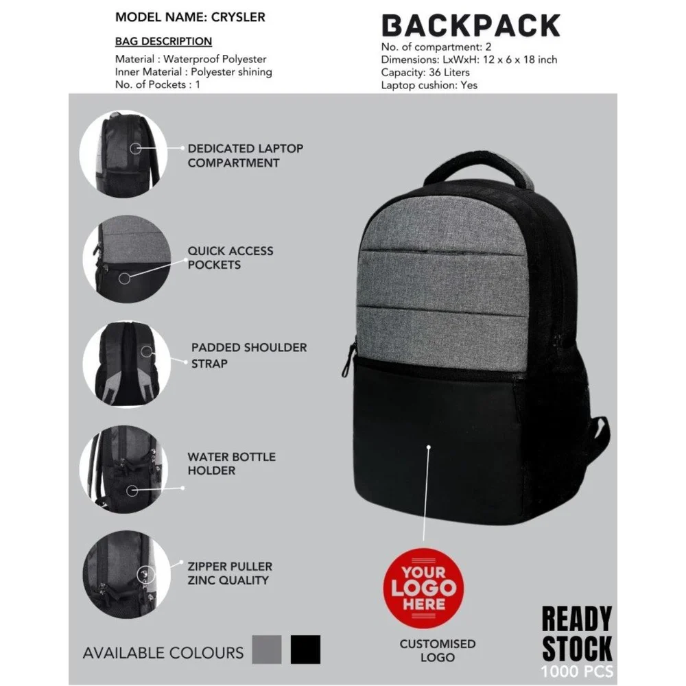 Premium Corporate Backpack-Ideal for Gifting